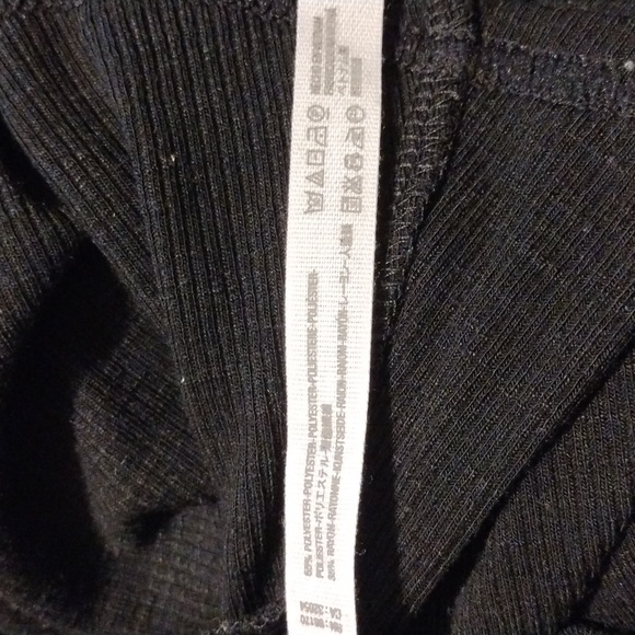 Intimately Free People Sz M Black Tank Top Free Flowing could use for Maternity - Picture 3 of 4